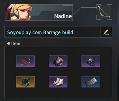 Nadine fast bow build