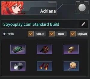Adriana build guide