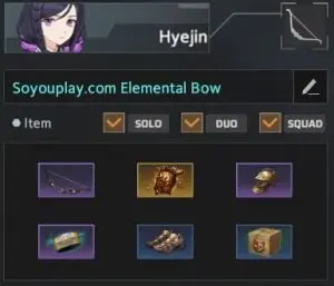 hyejin bow build