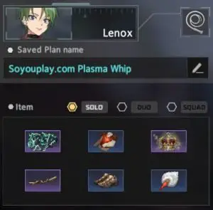 lenox plasma whip build